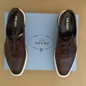 Prada platform oxfords